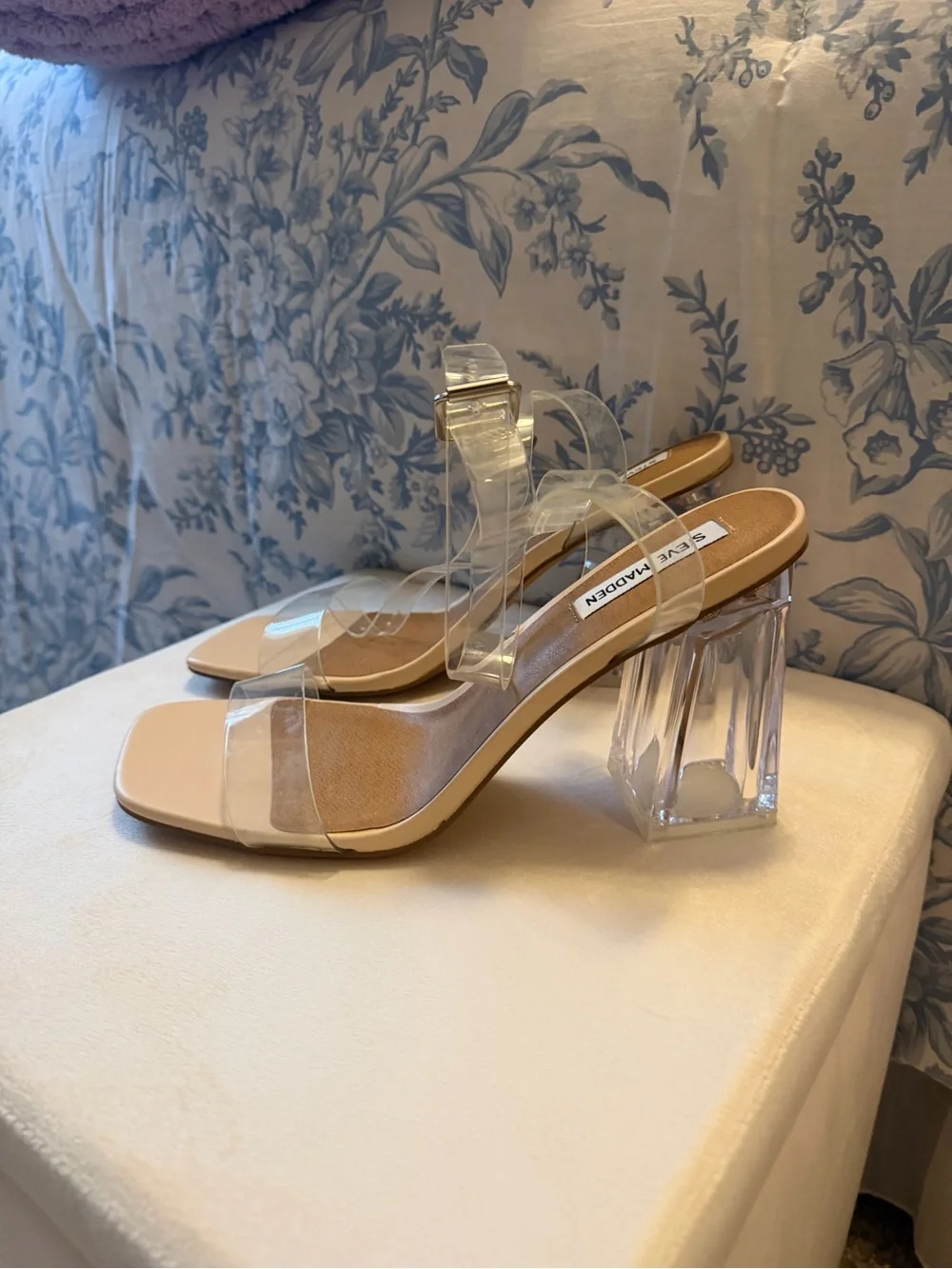 Steve Madden Clear Heels